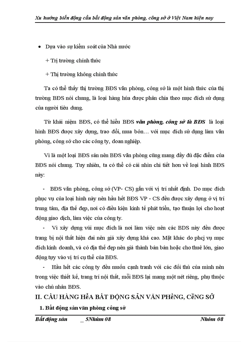 image for page Phân tích xu hướng biến động cầu bất động sản văn phòng công sở ở Việt Nam hiện nay 1