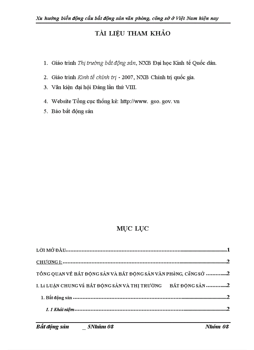 image for page Phân tích xu hướng biến động cầu bất động sản văn phòng công sở ở Việt Nam hiện nay 1