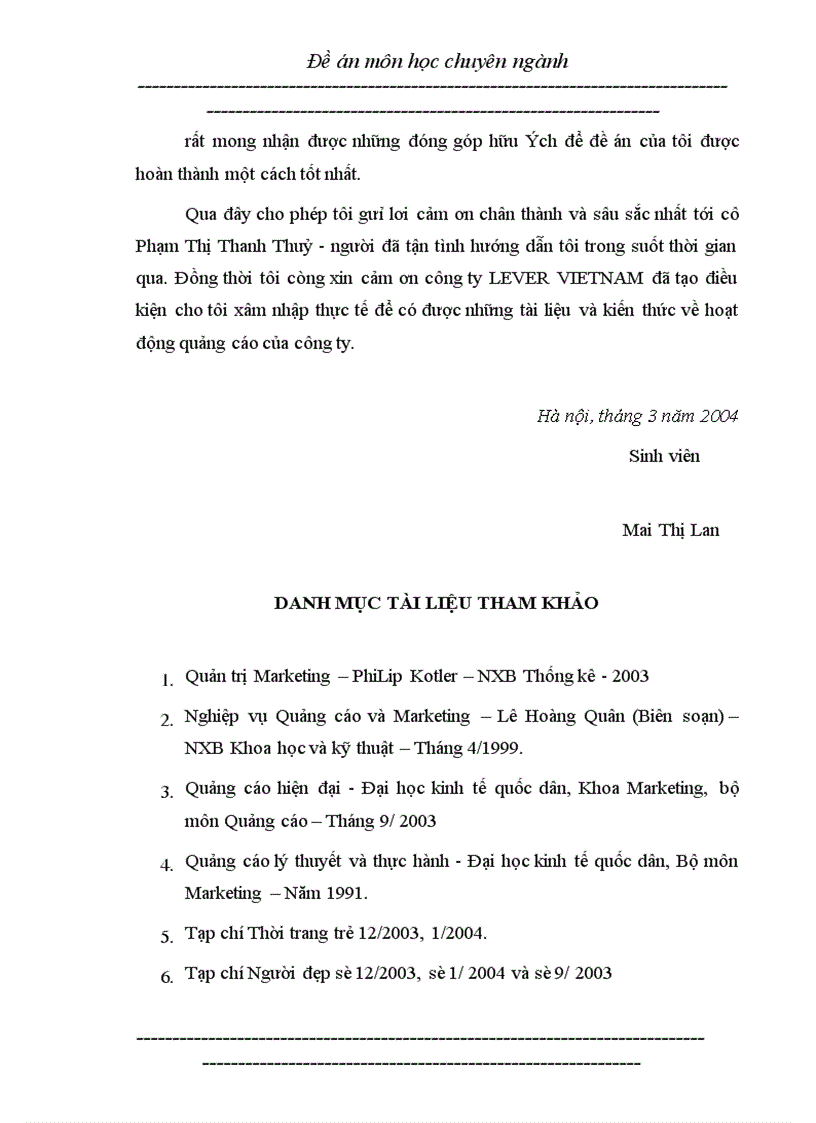 image for page Nghiên cứu hoặt động quảng cáo của công ty liên doanh LEVER Việt Nam đối với sản phẩm bột giặt OMO trên thị trường miền bắc