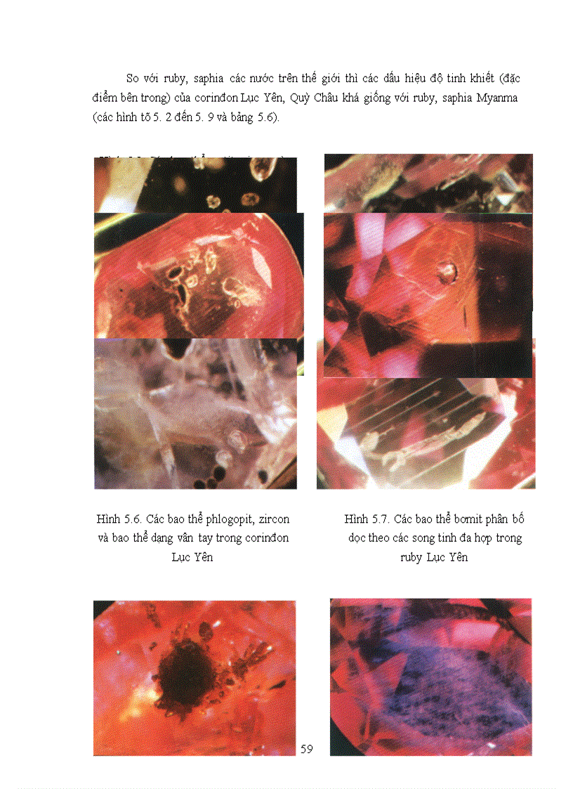image for page Một số đặc điểm chất lượng và hệ thống phân loại chất lượng ruby saphia Việt Nam