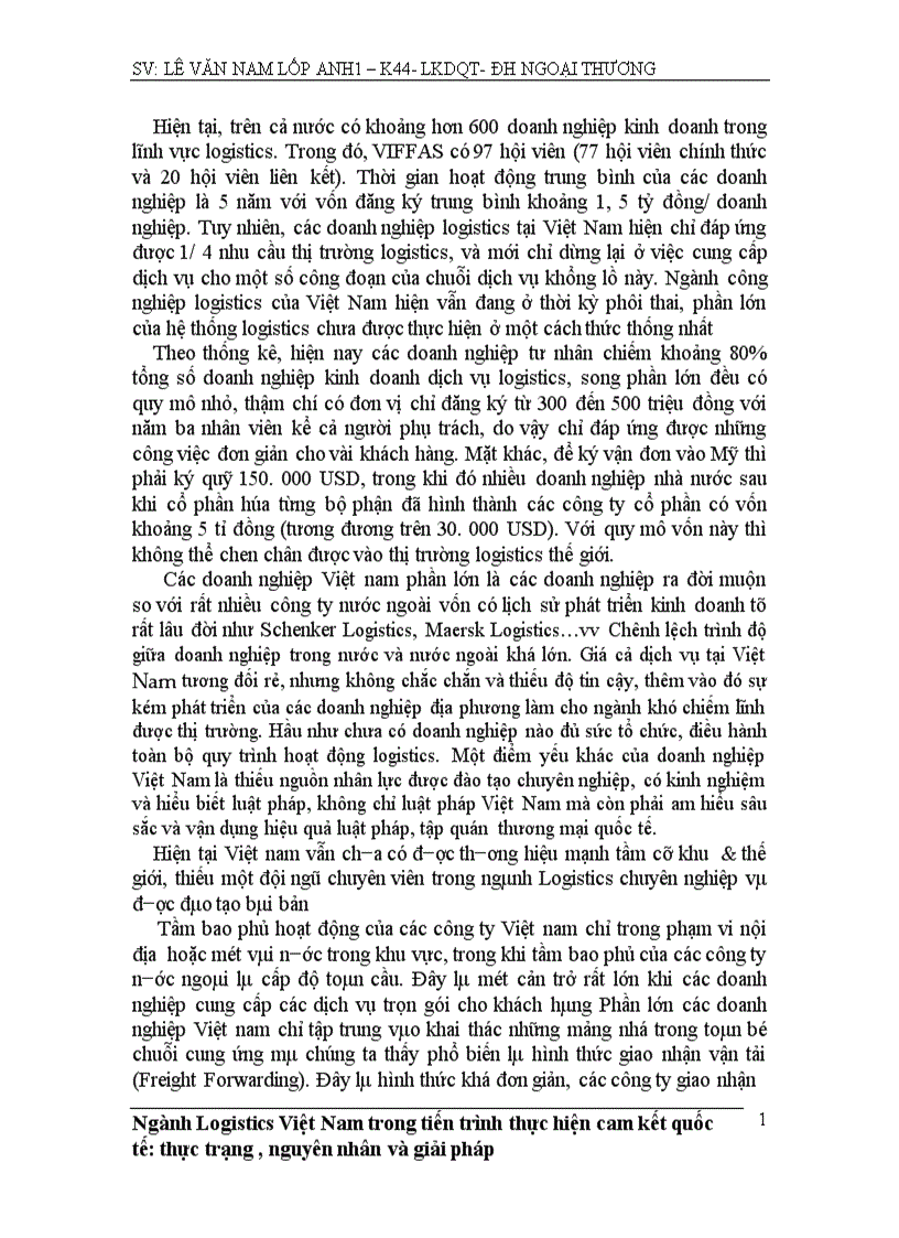 image for page Ngành Logistics Việt Nam trong tiến trình thực hiện cam kết quốc tế thực trạng nguyên nhân và giải pháp