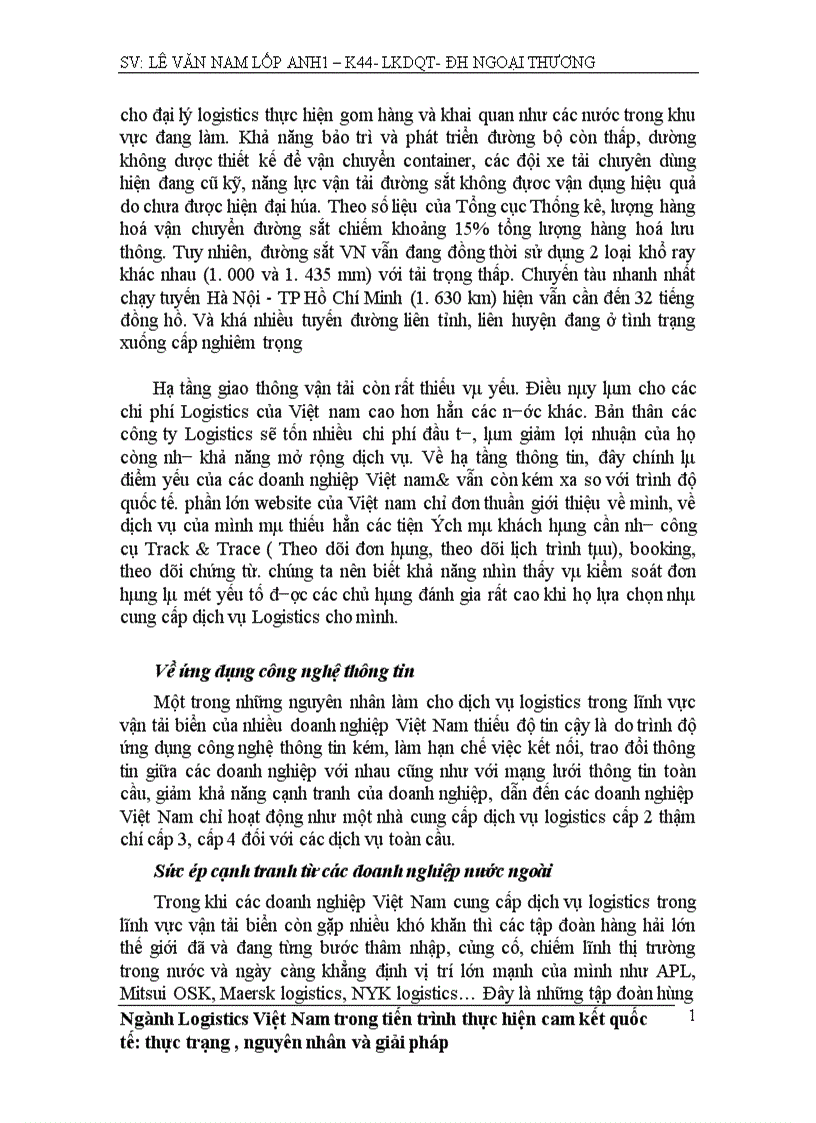 image for page Ngành Logistics Việt Nam trong tiến trình thực hiện cam kết quốc tế thực trạng nguyên nhân và giải pháp