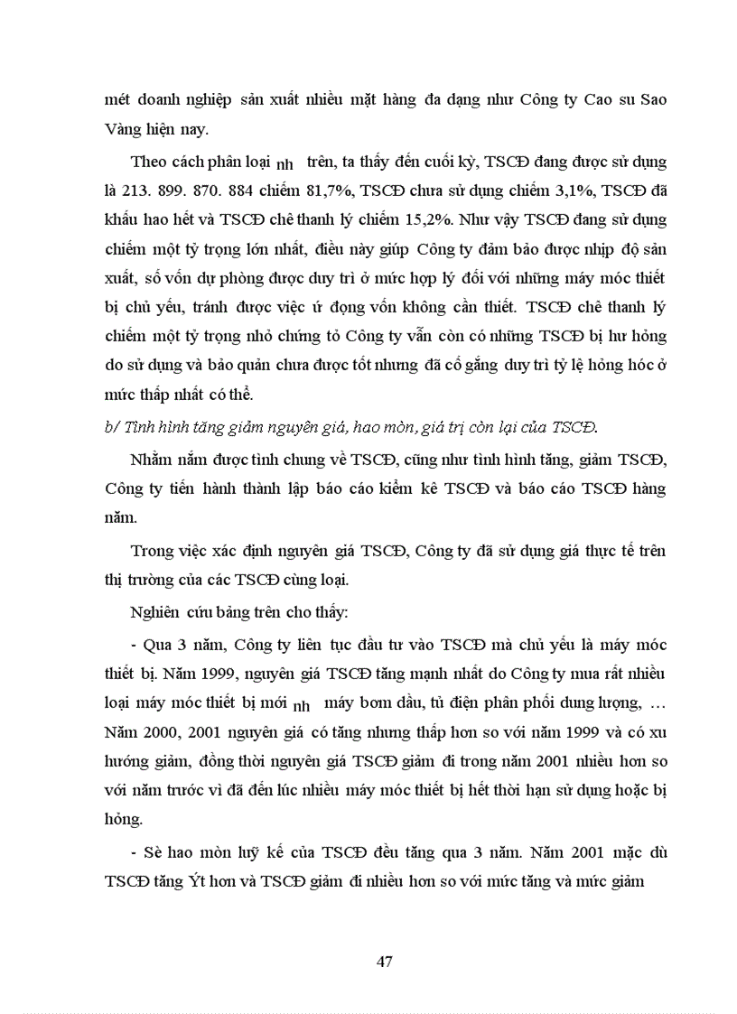 image for page Giải pháp nâng cao hiệu quả sử dụng TSCĐ tại Công ty Cao su Sao Vàng Hà Nội 1