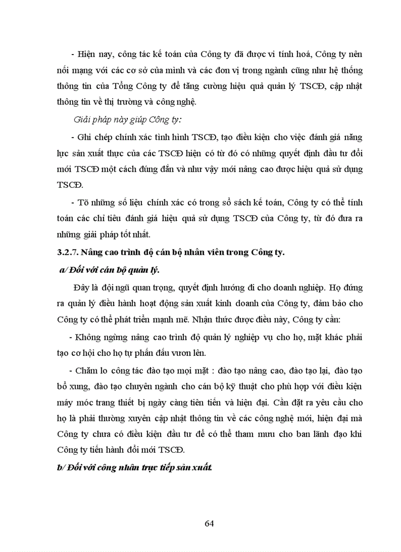 image for page Giải pháp nâng cao hiệu quả sử dụng TSCĐ tại Công ty Cao su Sao Vàng Hà Nội 1