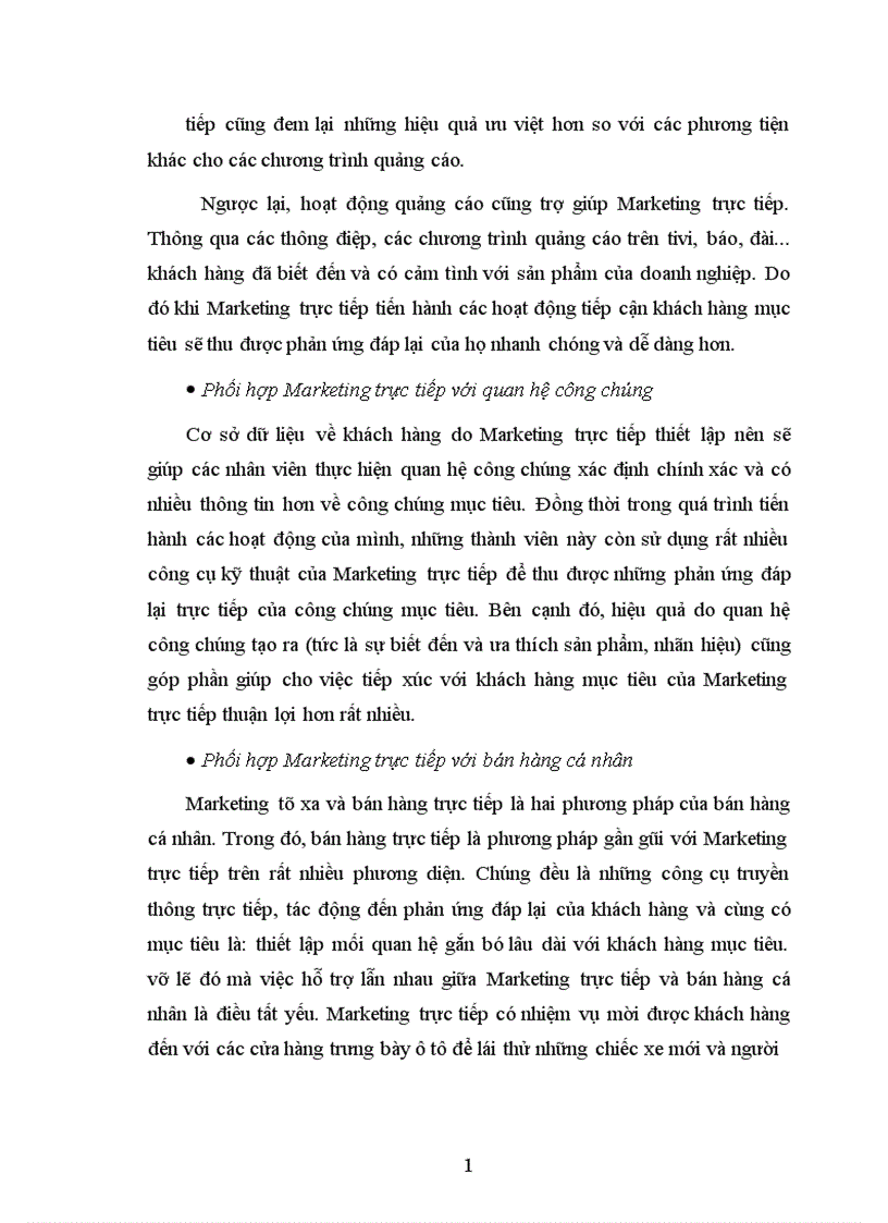 image for page Marketing trực tiếp một xu hướng mới trong ứng dụng Marketing 1