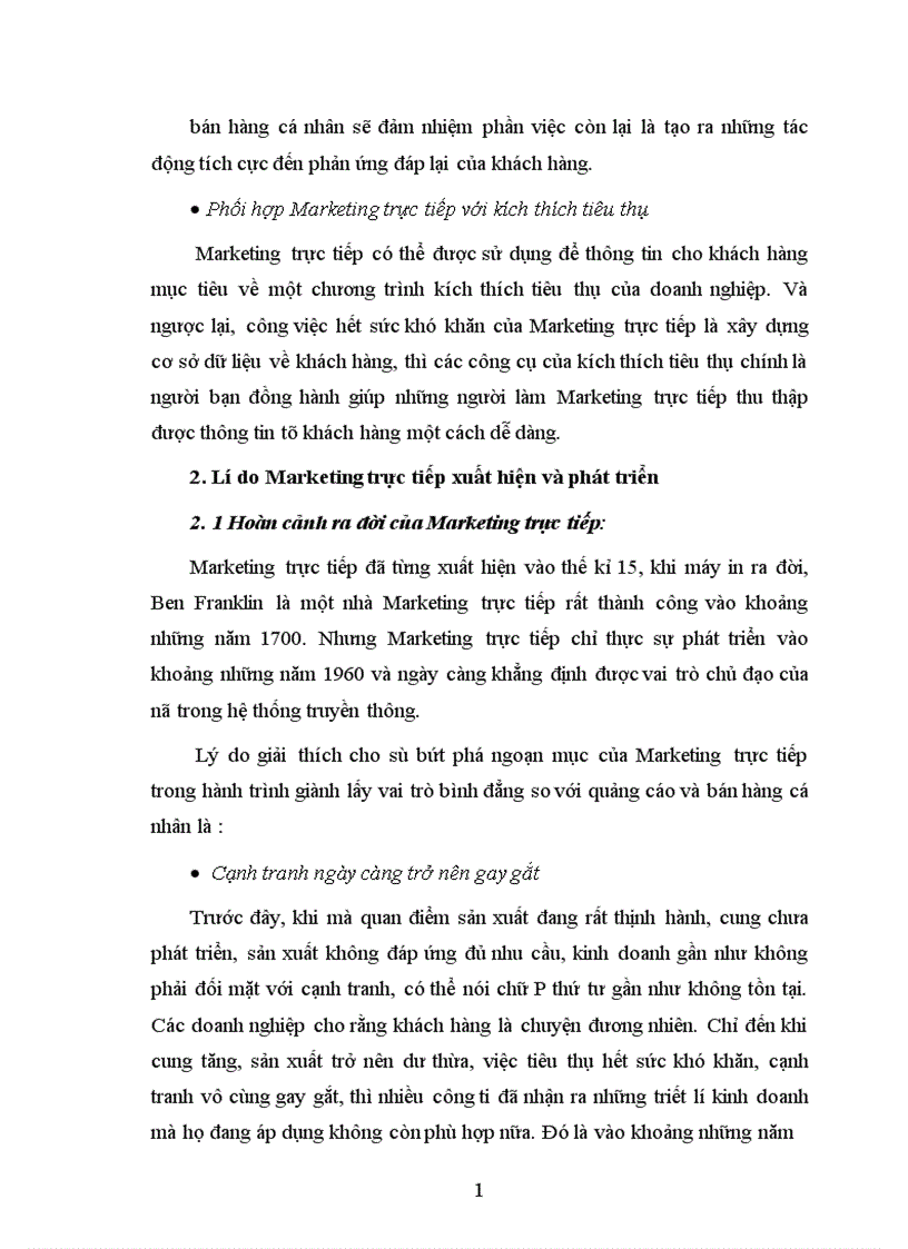 image for page Marketing trực tiếp một xu hướng mới trong ứng dụng Marketing 1