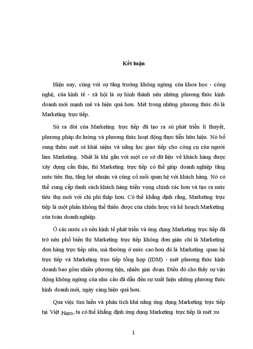 image for page Marketing trực tiếp một xu hướng mới trong ứng dụng Marketing 1