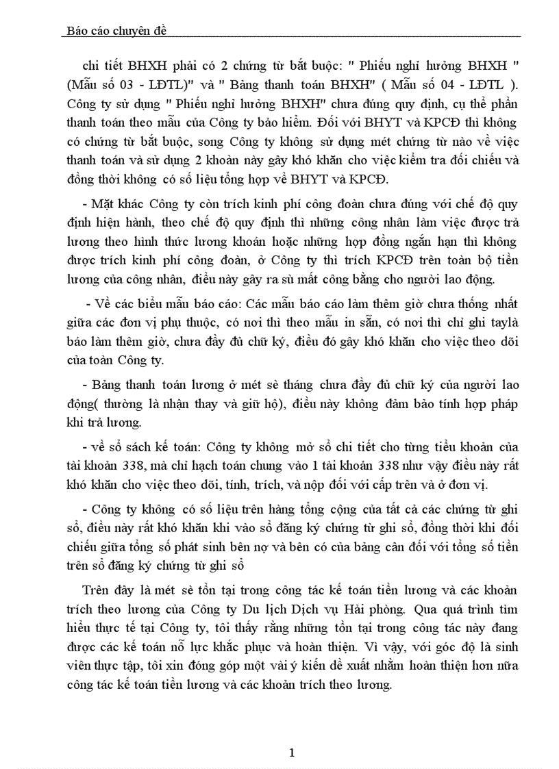 image for page Tổ chức hạch toán lao động tiền lương và các khoản trích theo lương ở Công ty Du lịch Dịch vụ Hải phòng 1