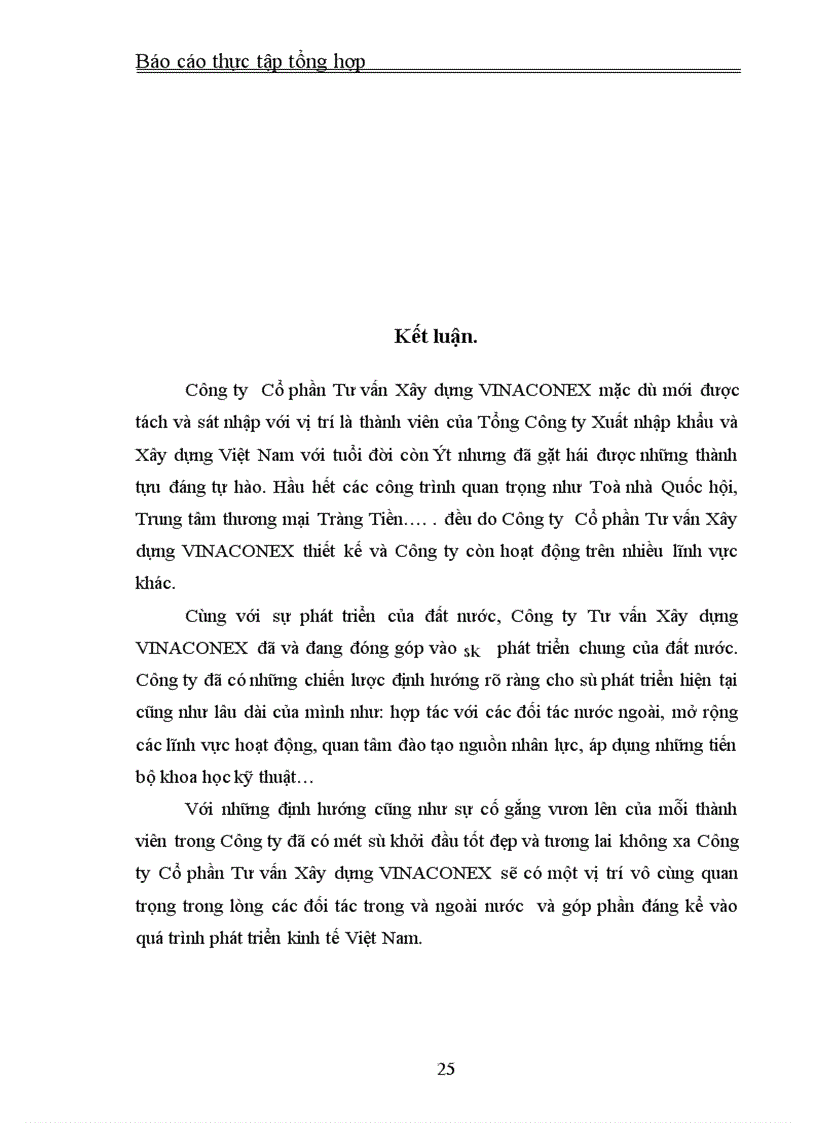 image for page Báo cáo thực tập tổng hợp tại Công ty cổ phần tư vấn xây dựng VINACONEX