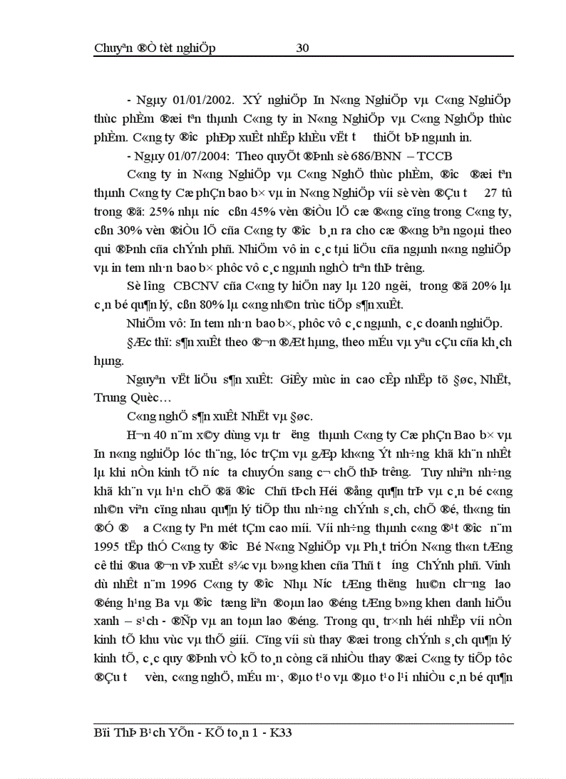 image for page Hoàn thiện hạch toán chi phí sản xuất và tính giá thành sản phẩm tại Công ty Cổ phần bao bì và in nông nghiệp 1