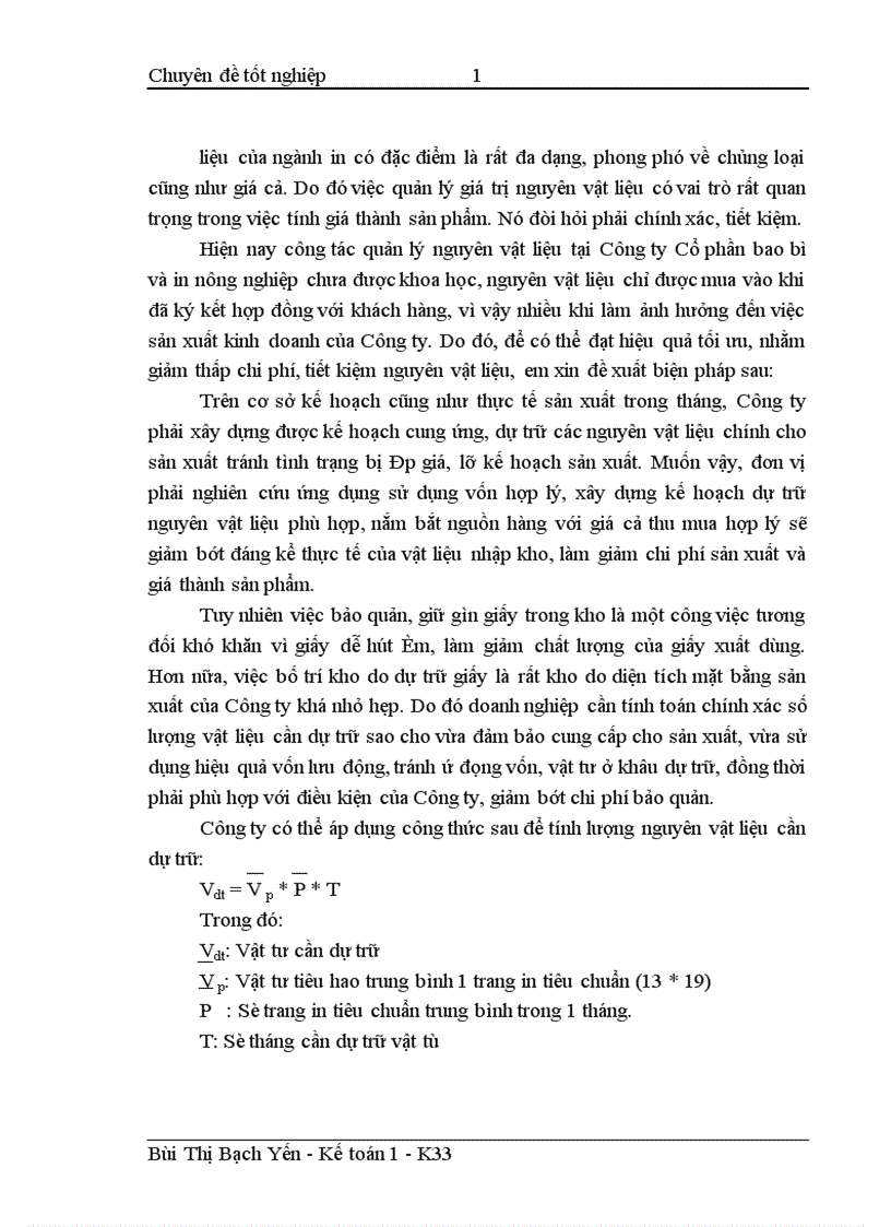 image for page Hoàn thiện hạch toán chi phí sản xuất và tính giá thành sản phẩm tại Công ty Cổ phần bao bì và in nông nghiệp 1