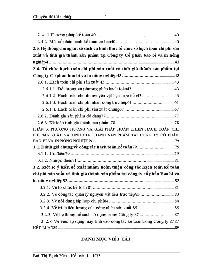 image for page Hoàn thiện hạch toán chi phí sản xuất và tính giá thành sản phẩm tại Công ty Cổ phần bao bì và in nông nghiệp 1