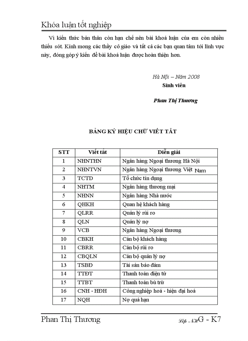 image for page Giải pháp phòng ngừa và hạn chế rủi ro tín dụng tại Ngân hàng Ngoại thương Hà Nội 1
