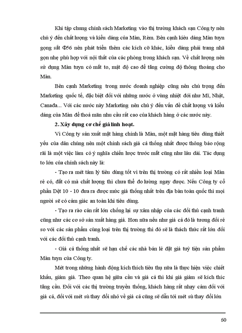 image for page Một số biện pháp nhằm duy trì và mở rộng thị trường tiêu thụ sản phẩm tại Công ty cổ phần Dệt 10 10 1