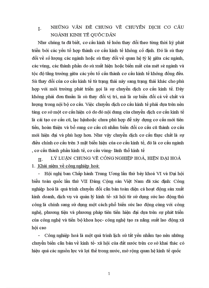 image for page Chuyển đổi cơ cấu kinh tế trong quá trình công nghiệp hoá hiện đại hoá ở nước ta 1