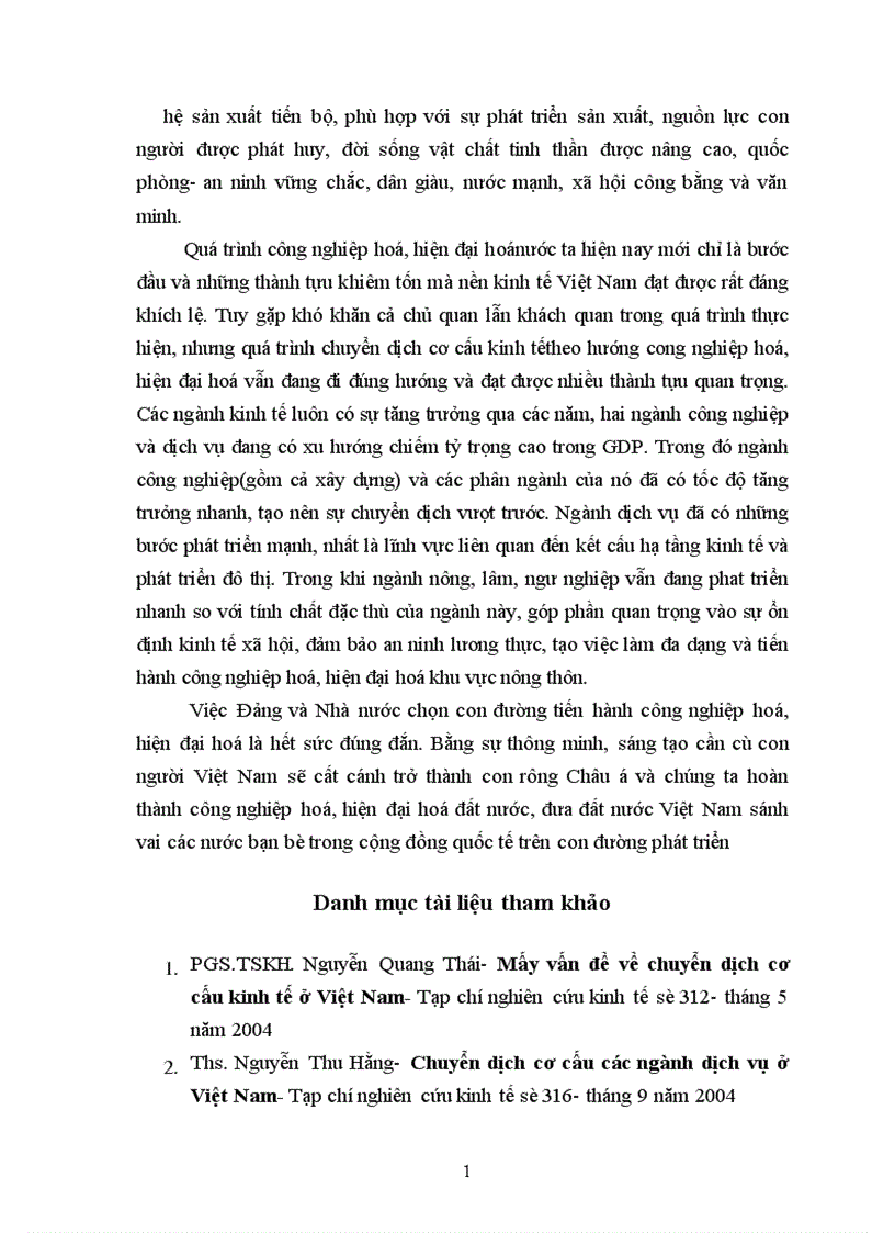 image for page Chuyển đổi cơ cấu kinh tế trong quá trình công nghiệp hoá hiện đại hoá ở nước ta 1