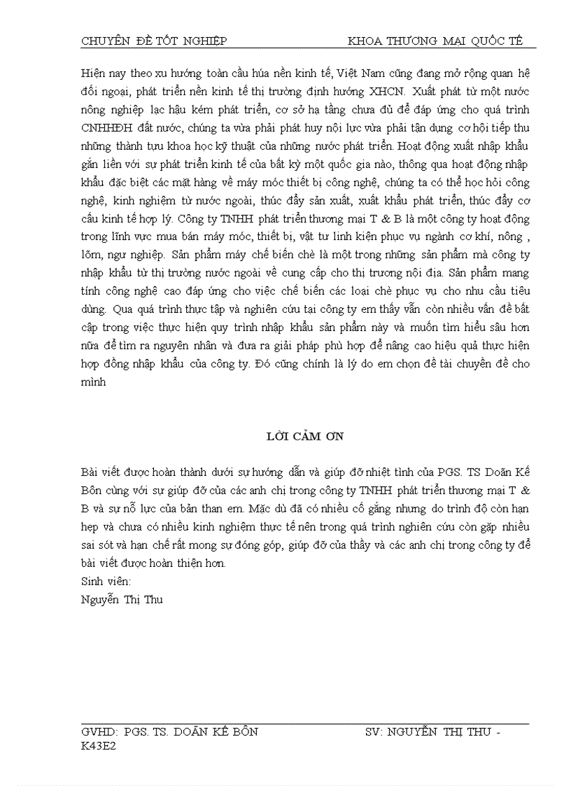 image for page Hoàn thiện quy tình thực hiện hợp đồng nhập khẩu mặt hàng máy chế biến chè từ thị trường Trung Quốc của công ty TNHH phát triển thương mại T B