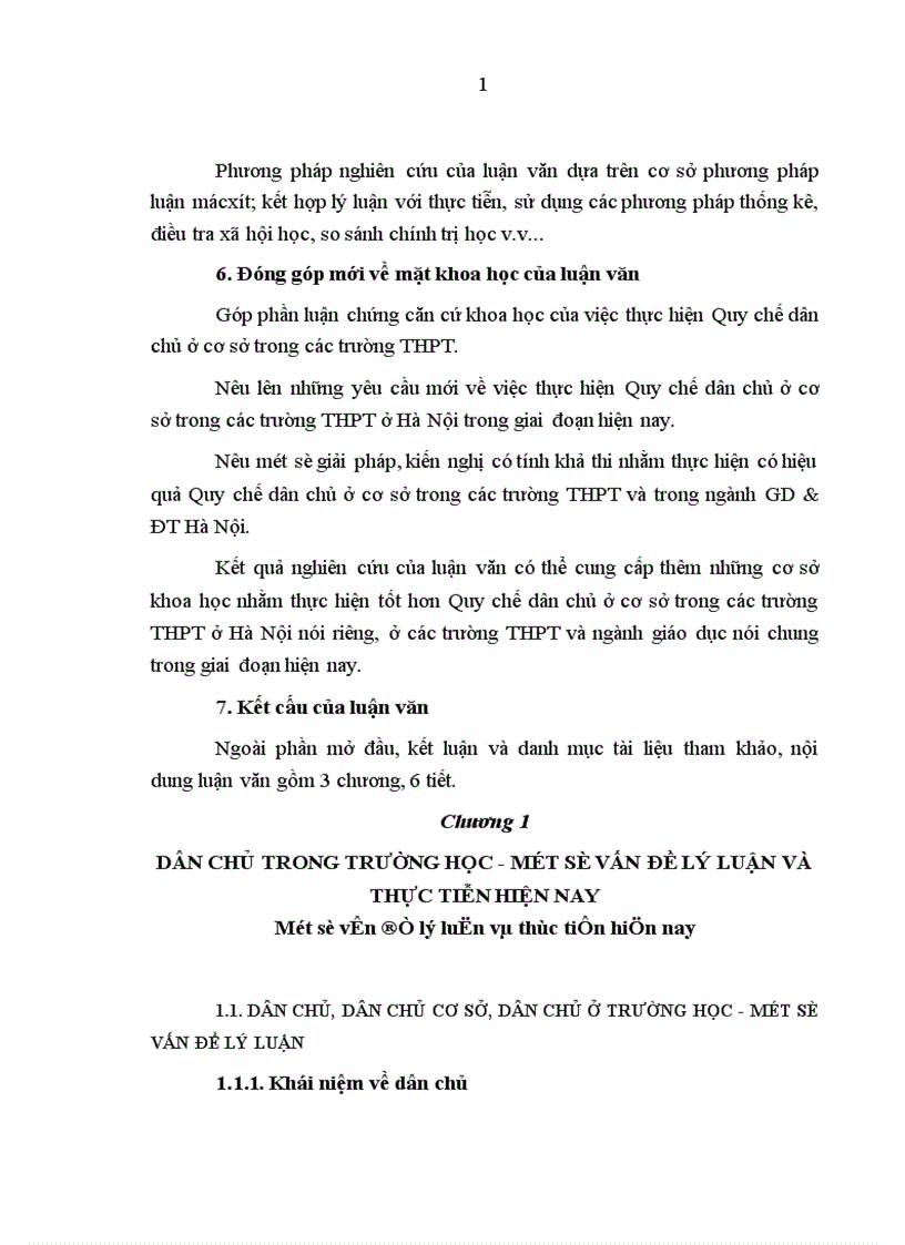 image for page Thực hiện Quy chế dân chủ ở cơ sở trong trường trung học phổ thông trên địa bàn Hà Nội hiện nay Thực trạng và giải pháp