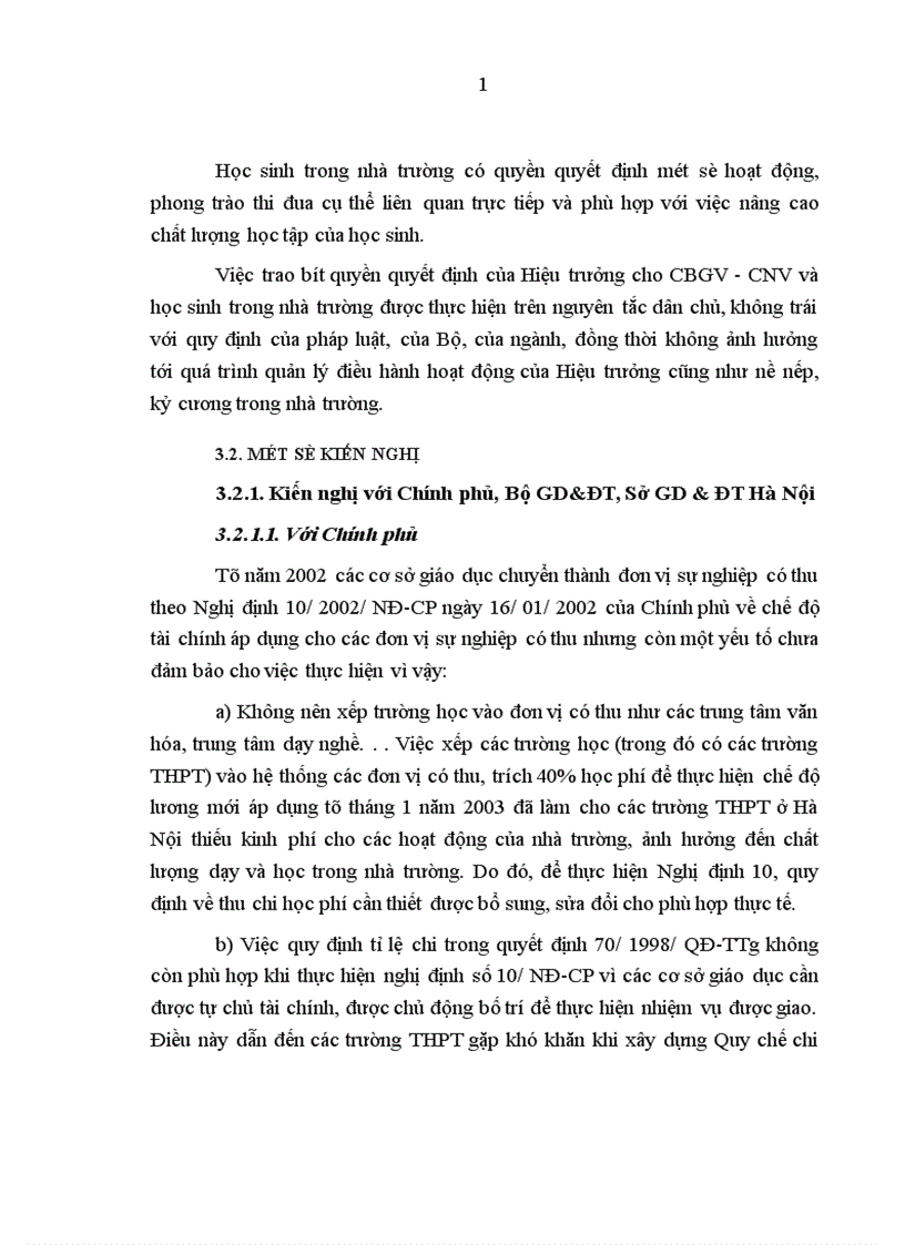 image for page Thực hiện Quy chế dân chủ ở cơ sở trong trường trung học phổ thông trên địa bàn Hà Nội hiện nay Thực trạng và giải pháp