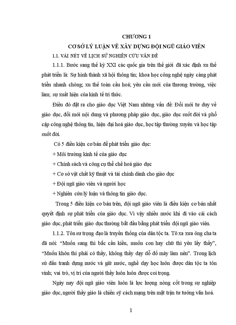 image for page Một số biện pháp xây dựng đội ngũ GV Tiểu học huyện Yên Phong tỉnh Bắc Ninh đến năm 2010