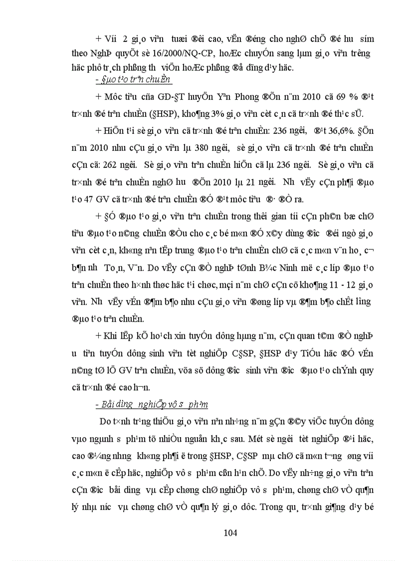 image for page Một số biện pháp xây dựng đội ngũ GV Tiểu học huyện Yên Phong tỉnh Bắc Ninh đến năm 2010