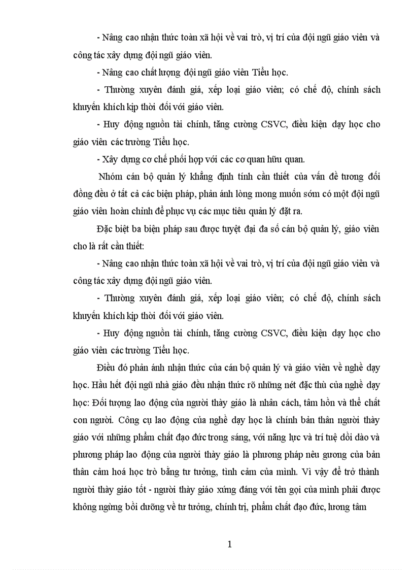 image for page Một số biện pháp xây dựng đội ngũ GV Tiểu học huyện Yên Phong tỉnh Bắc Ninh đến năm 2010