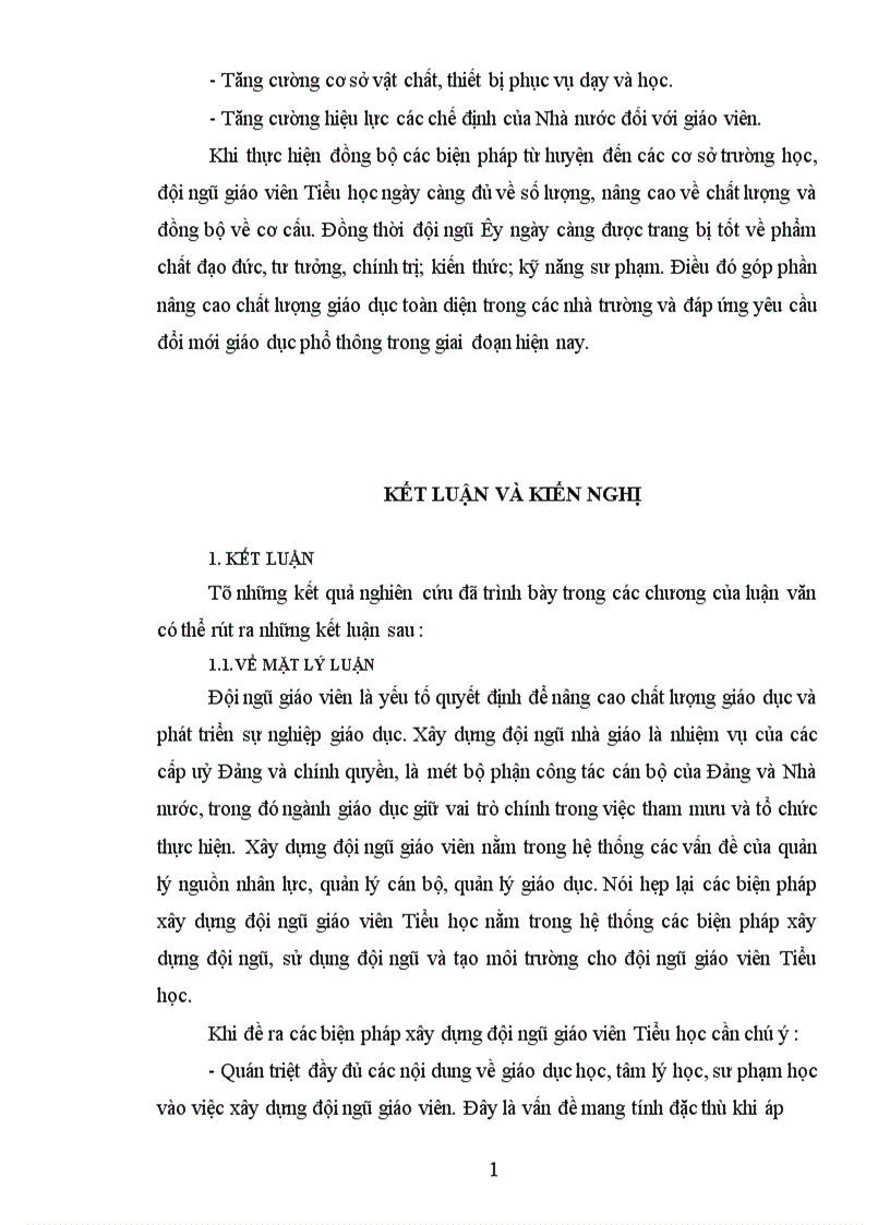 image for page Một số biện pháp xây dựng đội ngũ GV Tiểu học huyện Yên Phong tỉnh Bắc Ninh đến năm 2010