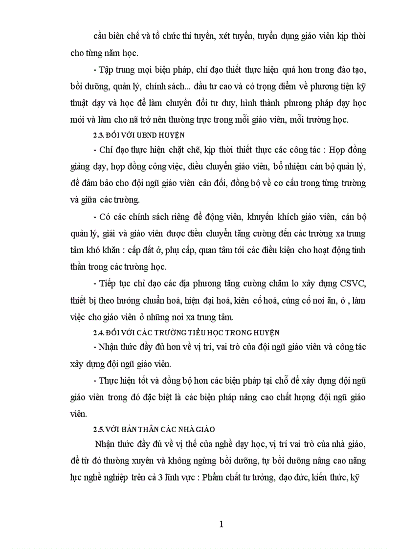 image for page Một số biện pháp xây dựng đội ngũ GV Tiểu học huyện Yên Phong tỉnh Bắc Ninh đến năm 2010