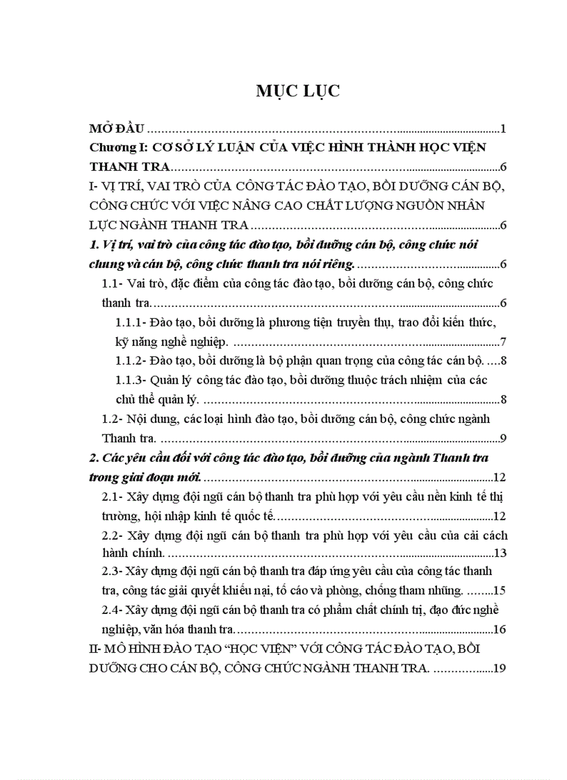 image for page Luận cứ khoa học của việc hình thành Học viện Thanh tra