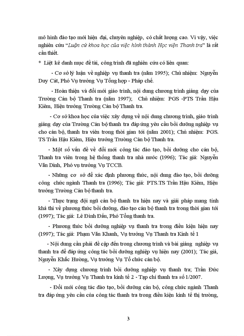 image for page Luận cứ khoa học của việc hình thành Học viện Thanh tra