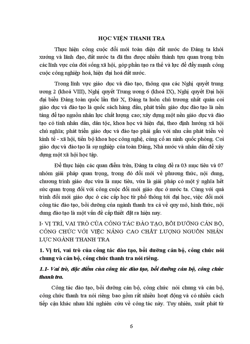 image for page Luận cứ khoa học của việc hình thành Học viện Thanh tra