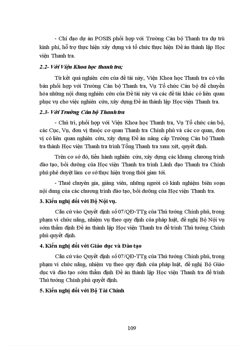 image for page Luận cứ khoa học của việc hình thành Học viện Thanh tra