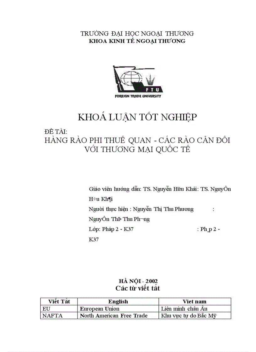 image for page Hàng rào phi thuế quan các rào cản đối với thương mại quốc tế
