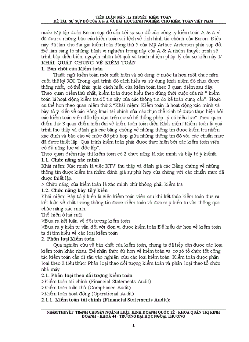 image for page SỰ SỤP ĐỔ CỦA A A VÀ BÀI HỌC KINH NGHIỆM CHO KIỂM TOÁN VIỆT NAM