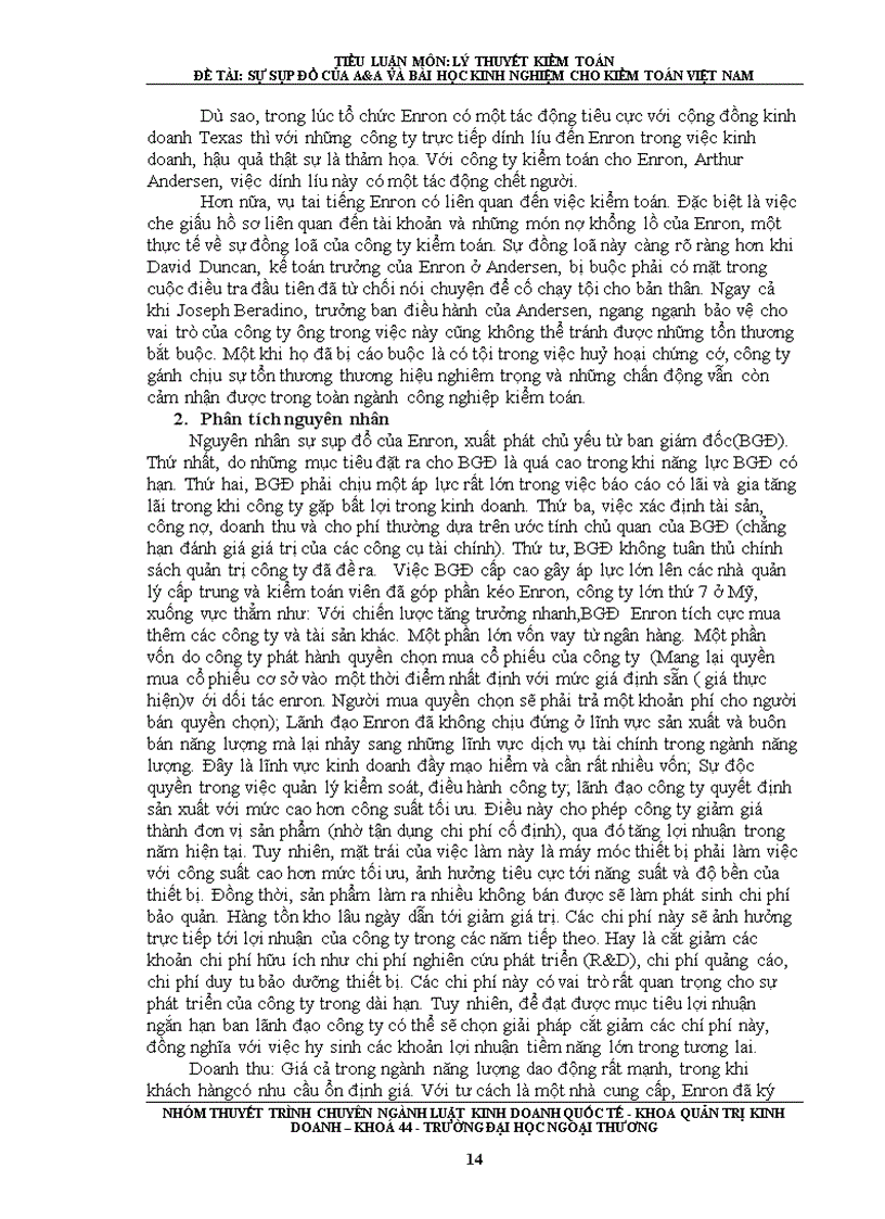 image for page SỰ SỤP ĐỔ CỦA A A VÀ BÀI HỌC KINH NGHIỆM CHO KIỂM TOÁN VIỆT NAM