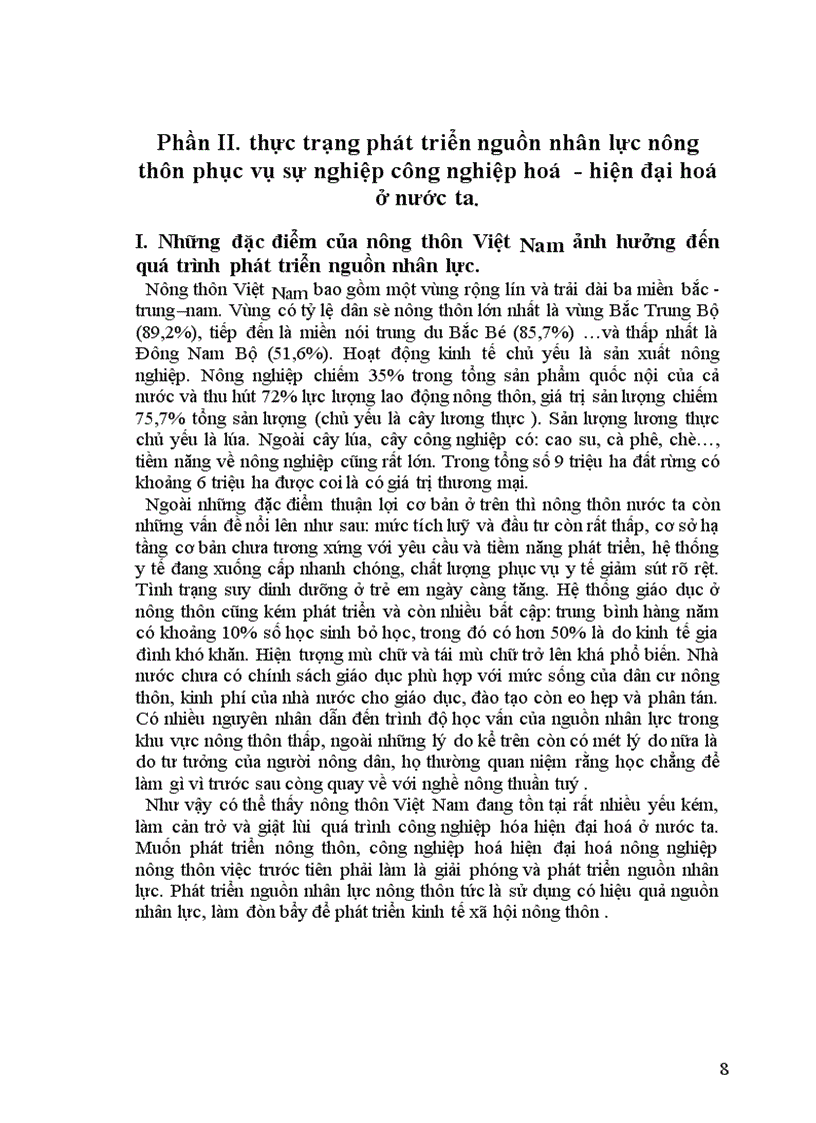 image for page Thực trạng và một số giải pháp phát triển nguồn nhân lực trong quá trình cnh hđh nông nghiệp nông thôn 1