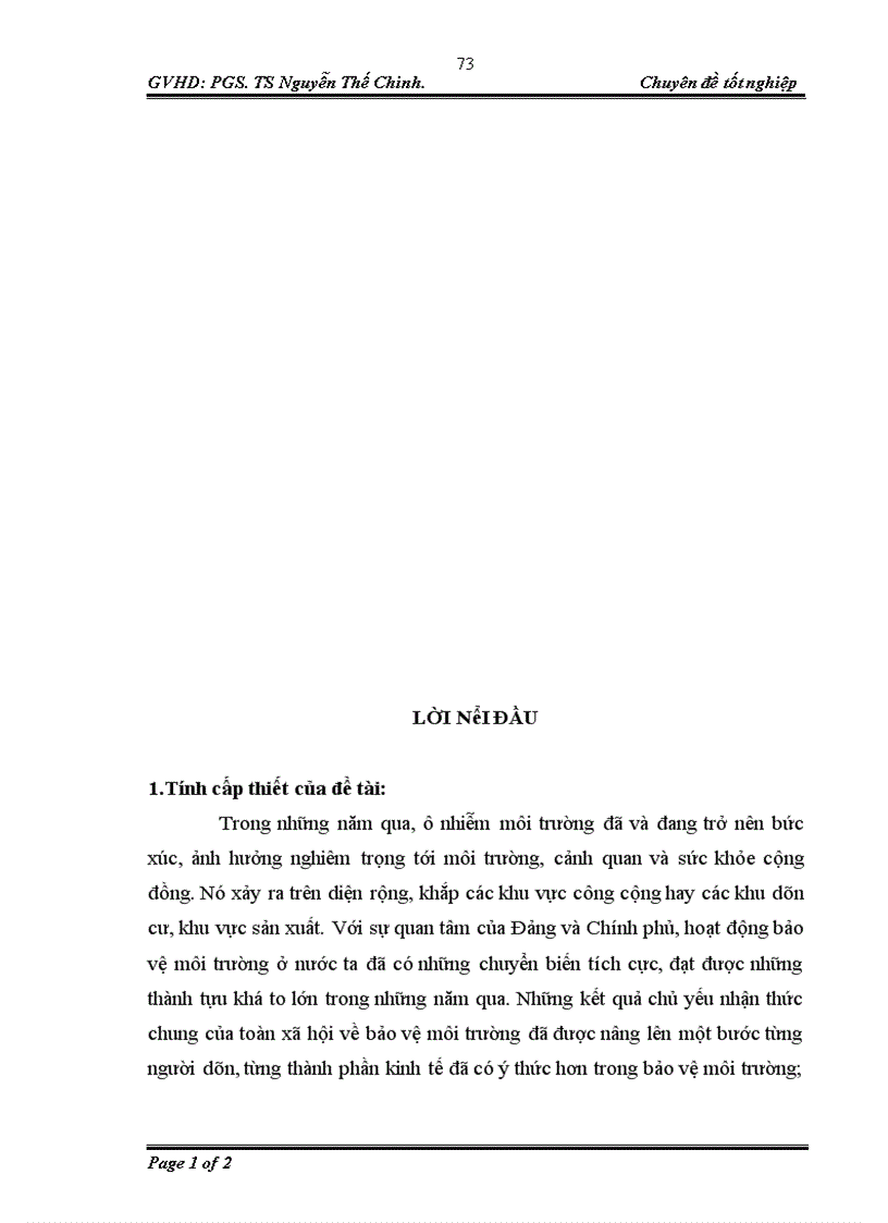 image for page Đánh giá hiệu quả của mô hình thực hiện xã hội hoá công tác thu gom vận chuyển xử lý chất thải rắn tại quận Tây Hồ 1