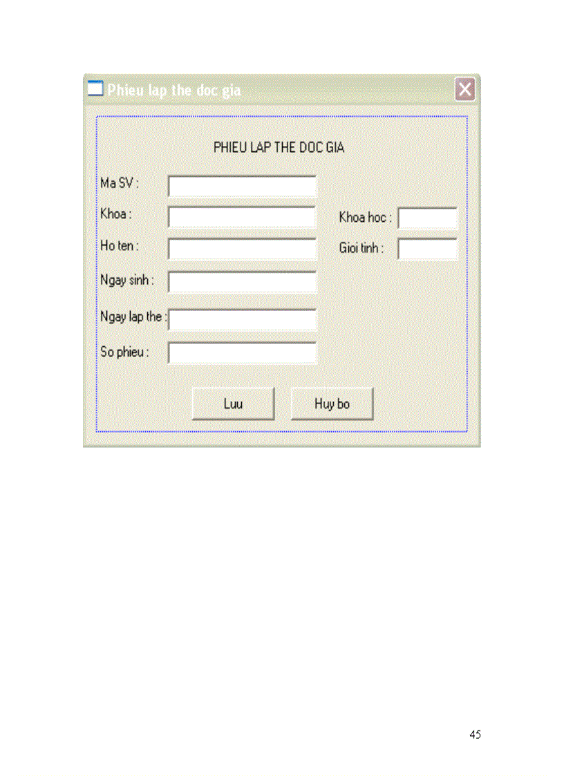 image for page Phân tích thiết kế hệ thống quản lý thư viện trường Đại học Thủy Sản 1