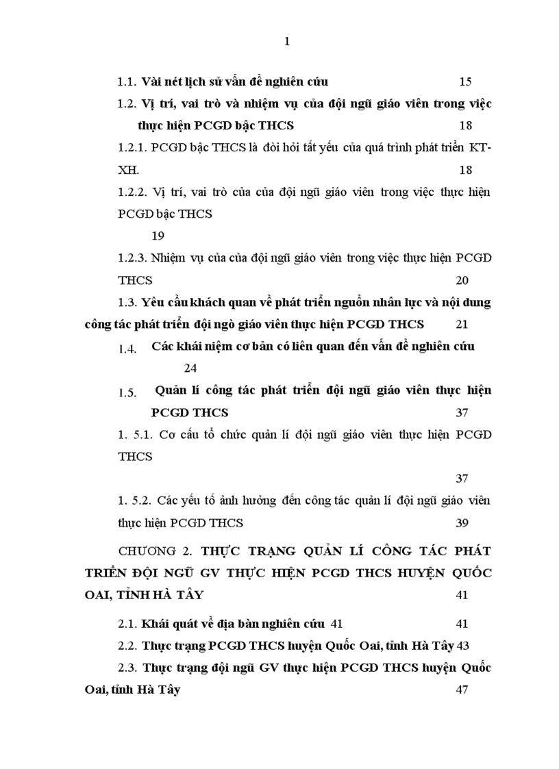 image for page Một số biện pháp phát triển Đội ngũ giáo viên thực hiện Phổ cập Giáo dục Trung Học Cơ Sở huyện Quốc Oai tỉnh Hà Tây 1