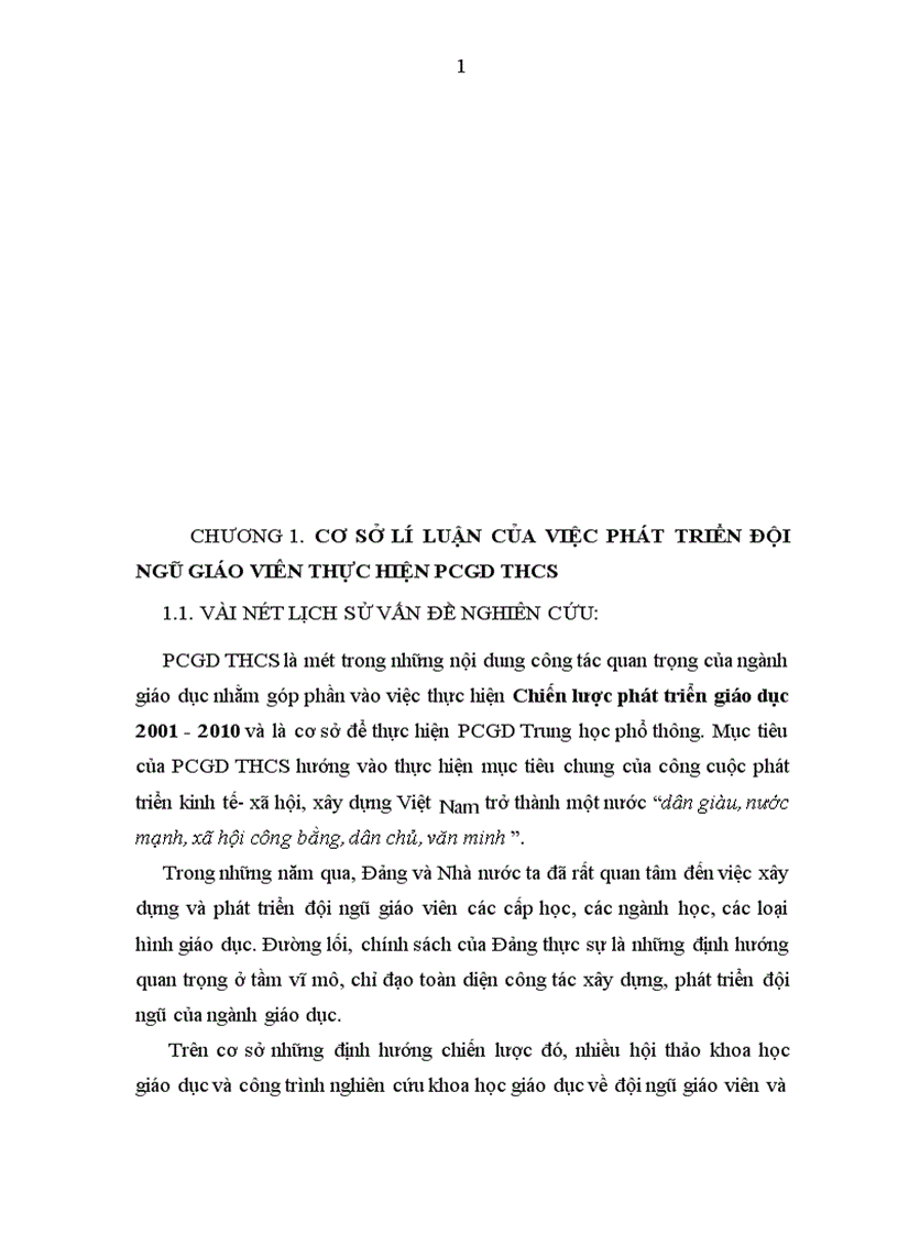 image for page Một số biện pháp phát triển Đội ngũ giáo viên thực hiện Phổ cập Giáo dục Trung Học Cơ Sở huyện Quốc Oai tỉnh Hà Tây 1