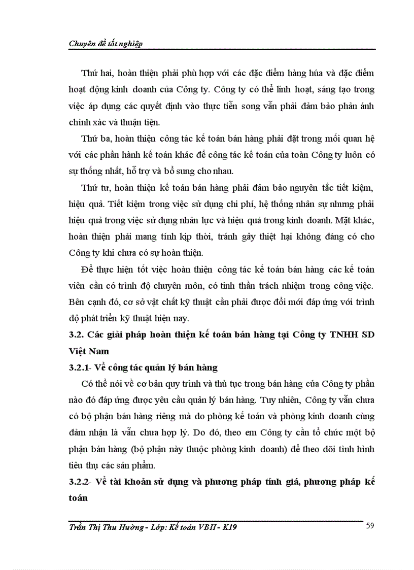 image for page Hoàn thiện kế toán bán hàng tại Công ty TNHH SD Việt Nam 1