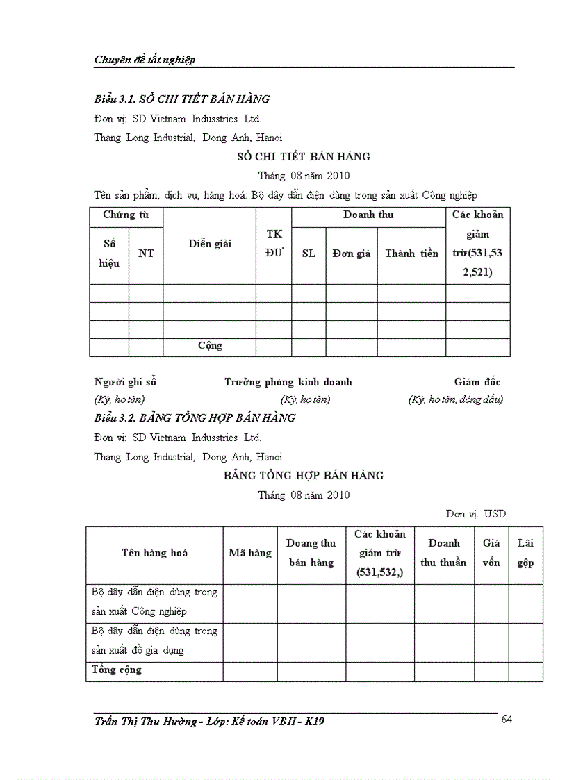 image for page Hoàn thiện kế toán bán hàng tại Công ty TNHH SD Việt Nam 1