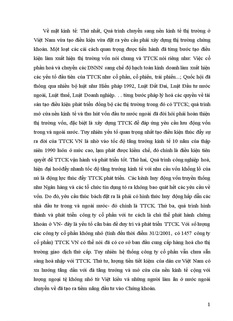 image for page Sự phát triển của thị trường chứng khoán của việt nam ảnh hưởng của nó tới tăng trưởng kinh tế 1