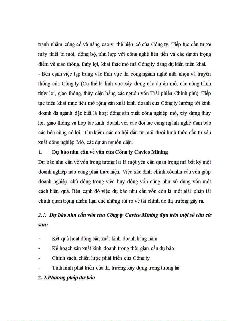 image for page Thực trạng và giải pháp cho việc sử dụng hiệu quả nguồn vốn chủ sở hữu của công ty cổ phần Cavico Việt Nam khai thác mỏ và xây dựng