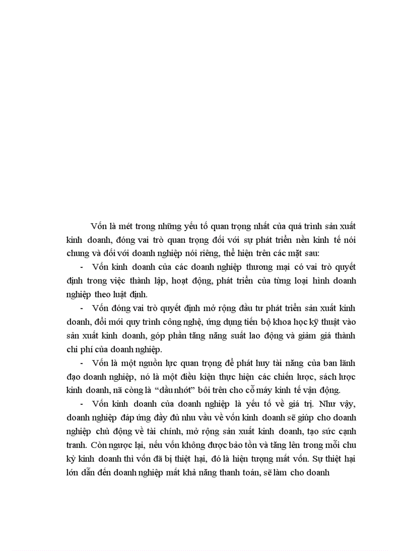 image for page Một số biện pháp nâng cao hiệu quả sử dụng vốn kinh doanh tại Công ty Tạp phẩm và bảo hộ lao động 1
