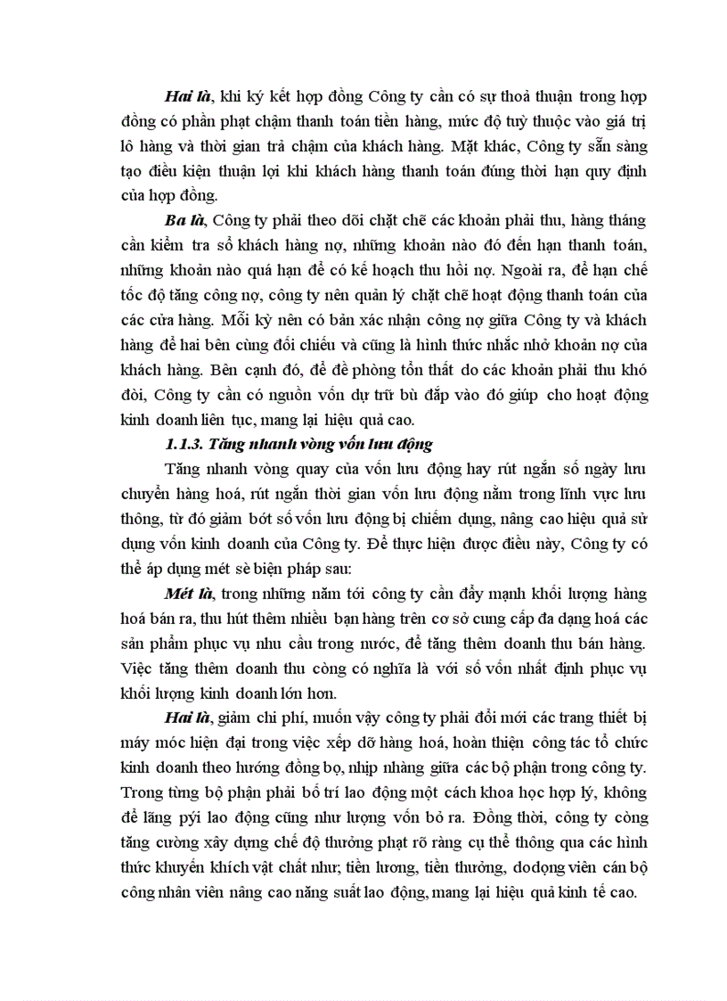 image for page Một số biện pháp nâng cao hiệu quả sử dụng vốn kinh doanh tại Công ty Tạp phẩm và bảo hộ lao động 1