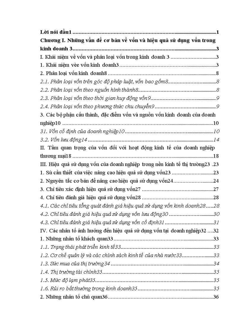 image for page Một số biện pháp nâng cao hiệu quả sử dụng vốn kinh doanh tại Công ty Tạp phẩm và bảo hộ lao động 1