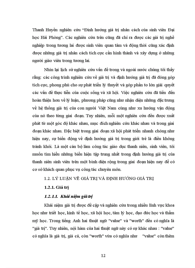 image for page Định hướng giá trị của thanh niên sinh viên giai đoạn hiện nay