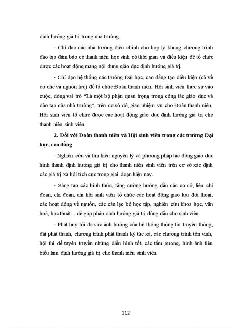 image for page Định hướng giá trị của thanh niên sinh viên giai đoạn hiện nay