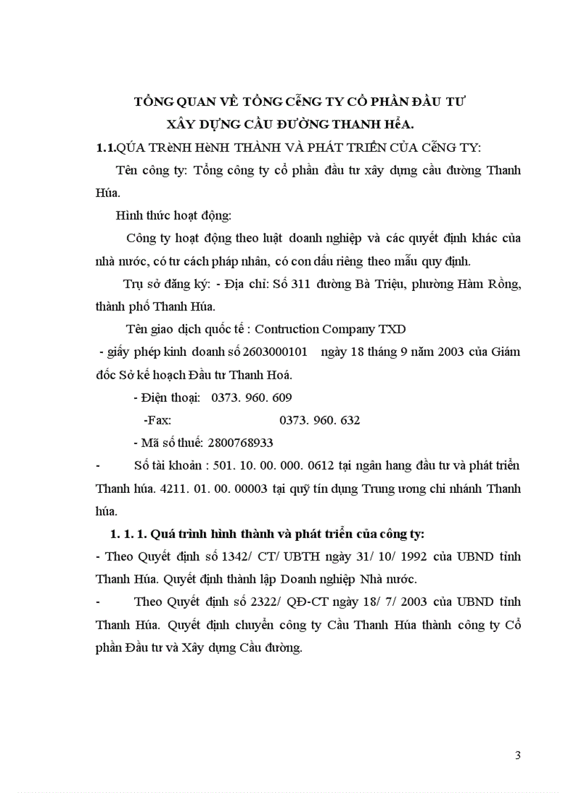 image for page Thực trạng tổ chức công tác kế toán tại công ty cổ phần đầu tư xây dựng cầu đường Thanh Hóa 1